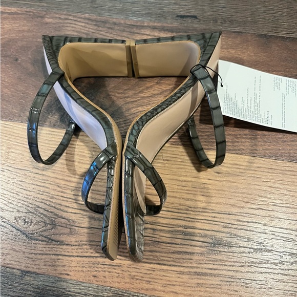 NWT The Drop Women's Avery Square Toe Two Strap High Heeled Sandal; size 8.5 - Picture 4 of 6